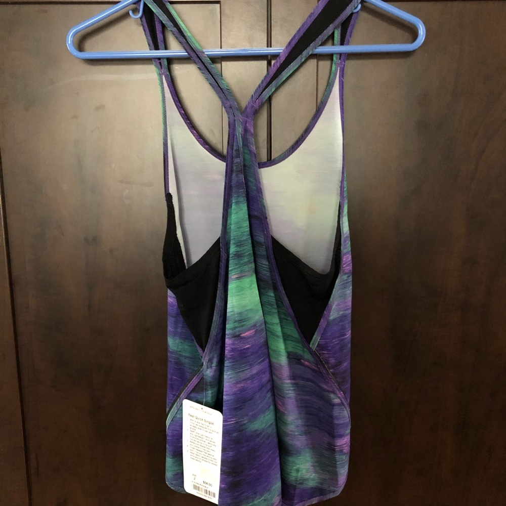 NWT Lululemon Real Quick Singlet - Picture 4 of 6